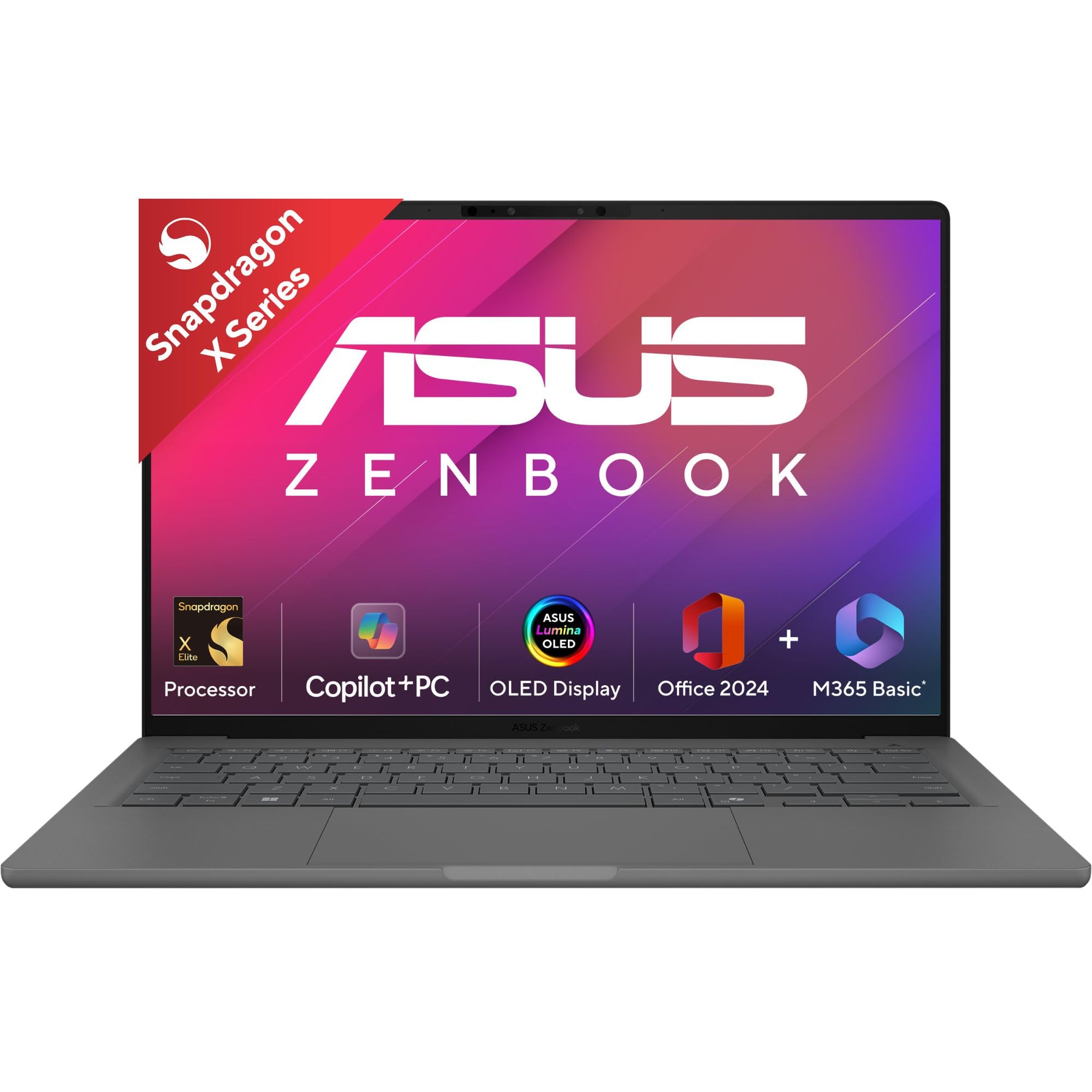 ASUS Zenbook A14 OLED (2025),Qualcomm Snapdragon X Elite,Copilot+